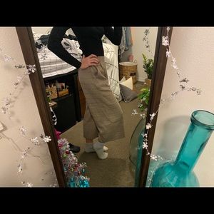 Roolee Plaid Flare Trousers